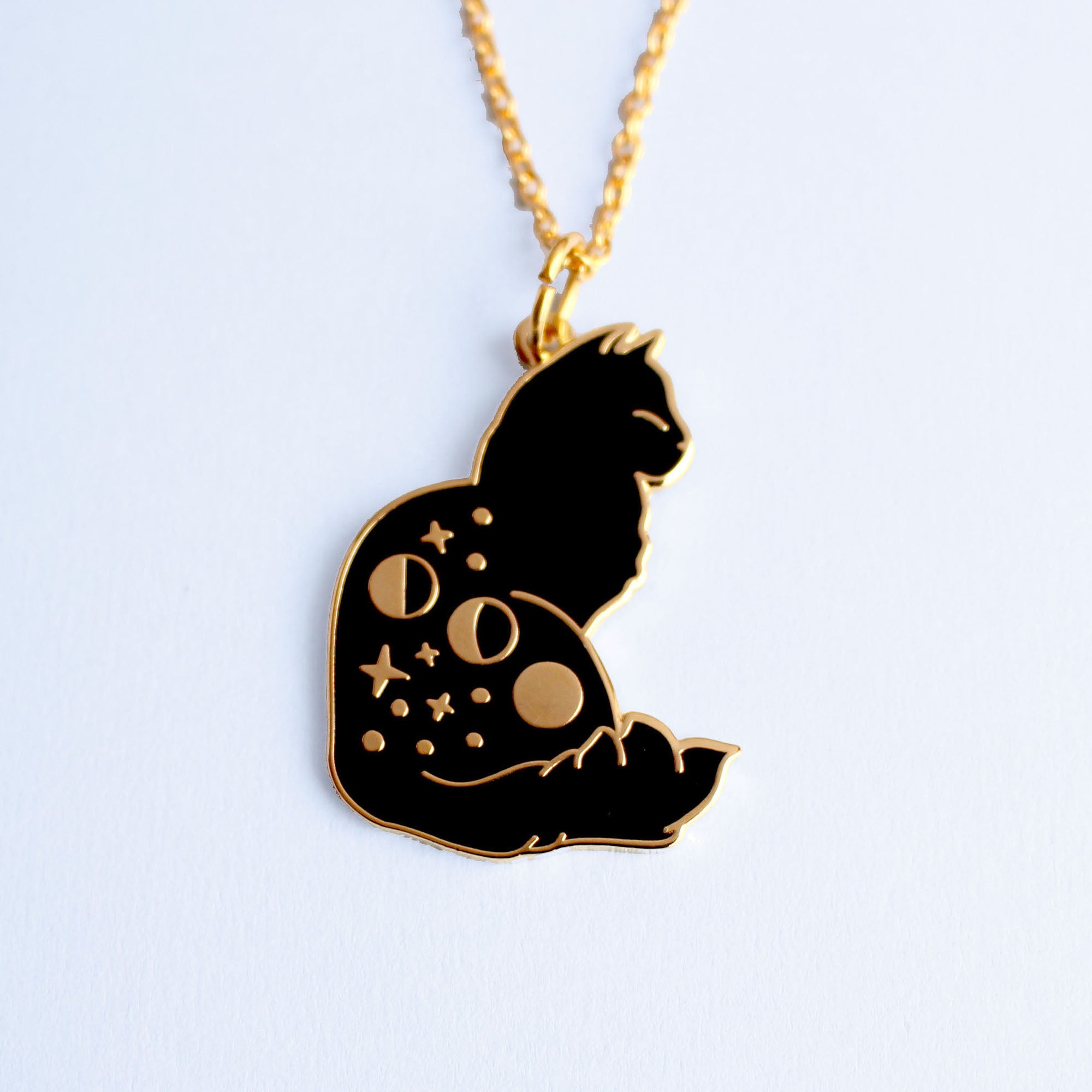 Buy Dainty Gold Tiny Cat Necklace Cute Gemstone Necklace Handmade Jewelry  Gold Cat Charm Necklace Cat Mom Gift Cat Lover Jewelry Gift Online in India  - Etsy